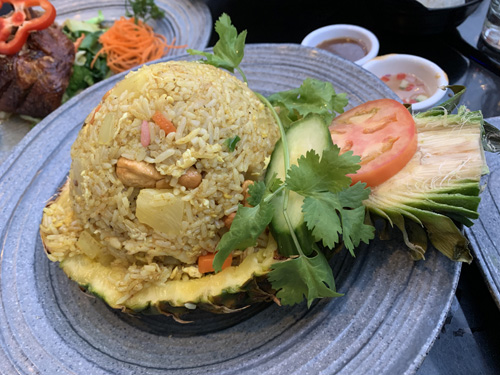 V{IV}, Hell's Kitchen, NYC, Pineapple Fried Rice